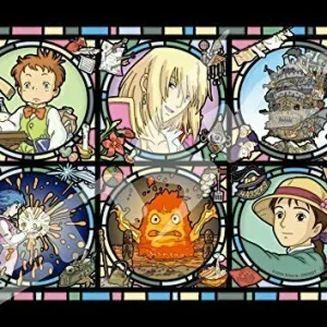 208-piece Jigsaw Puzzle Howl's Moving Castle Magic Castles Art Crystal