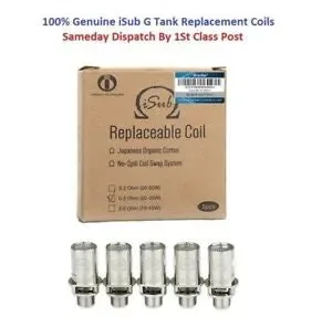 5 x Genuine Innokin iSub Coils – iSub G Tank Replacement Coil 0.2 Ohm