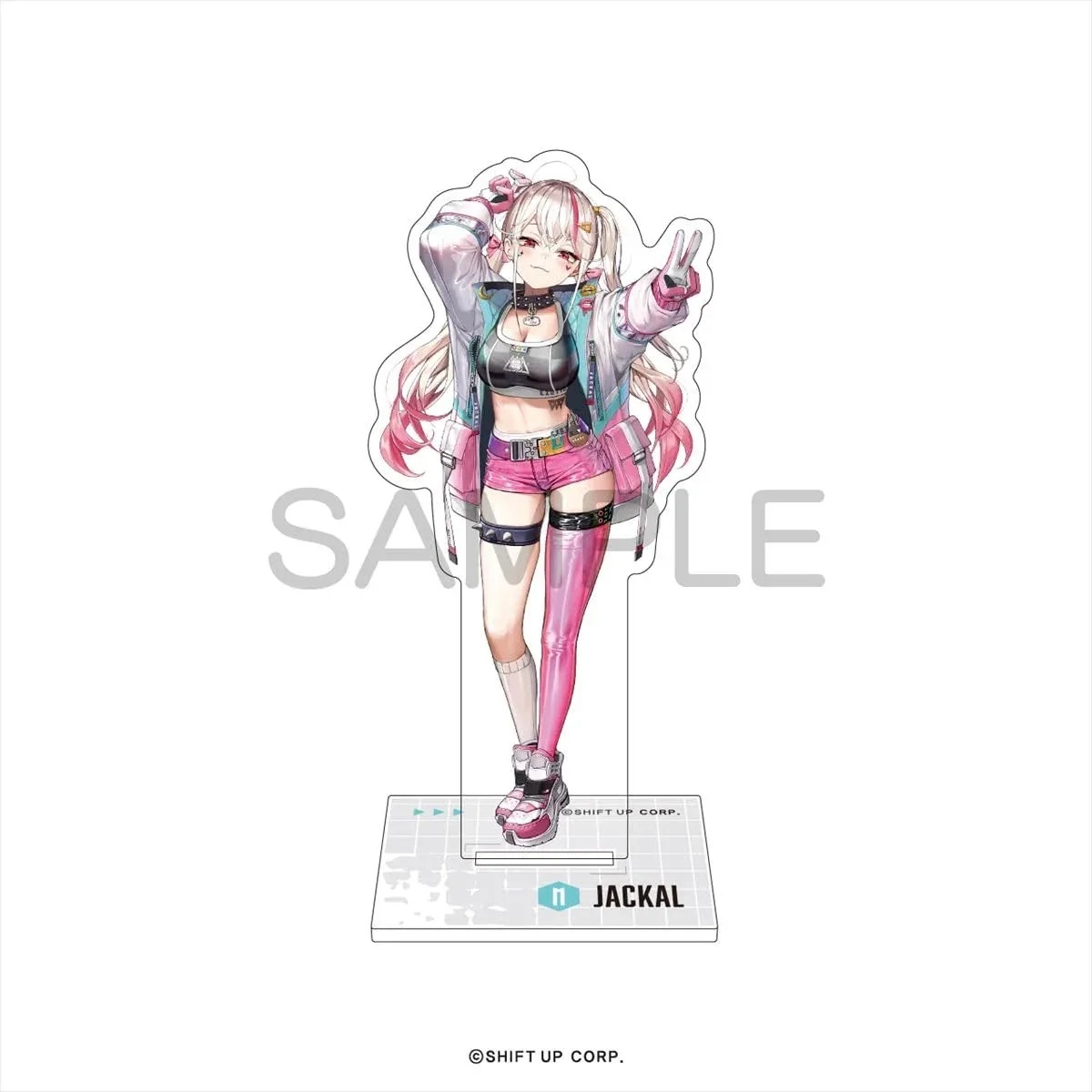 Algernon Product Nikke Acrylic Stand Jackal 128x111mm Goddess of Victory