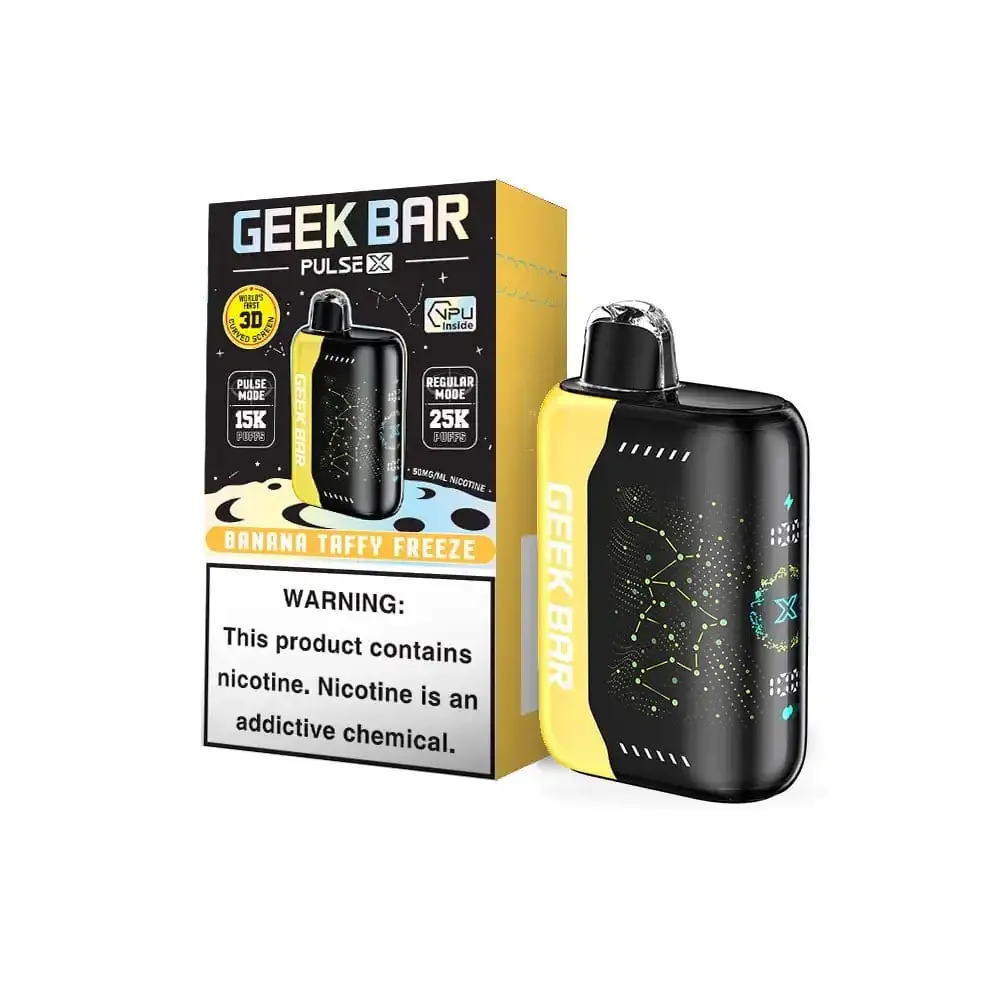 Banana Taffy Freeze - Geek Bar Pulse X 25K Disposable Vape