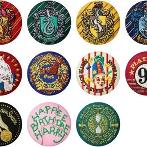 Bandai Harry Potter Biscuit Candy Toy with Embroidered Tin Badge
