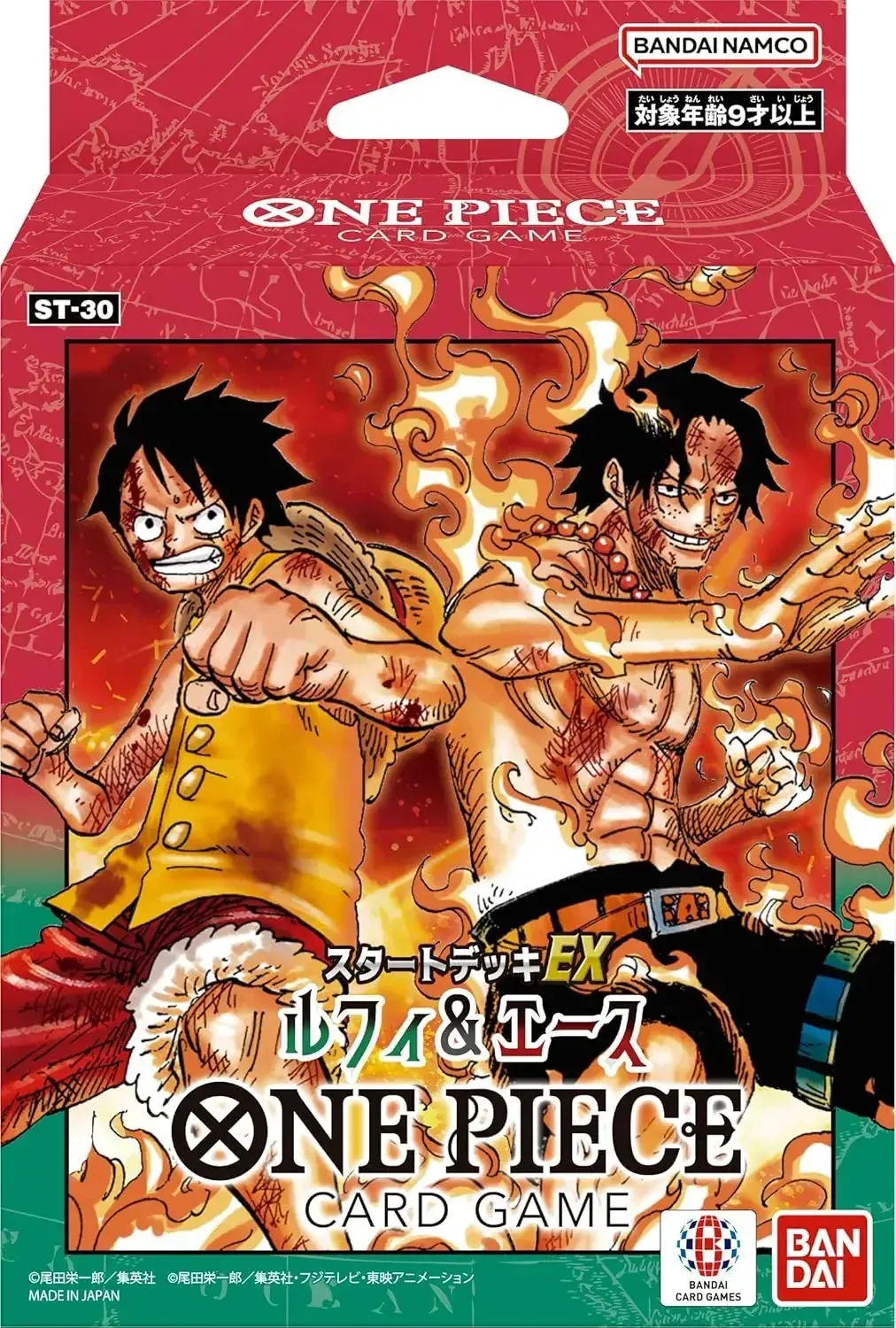 BANDAI One Piece Trading Card Game Starter Set Luffy & Ace ST30