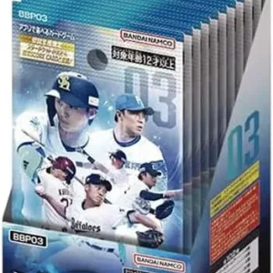 BANDAI Pro Baseball BBP03 Fun Stars League Card Booster Box 2026 Vol3