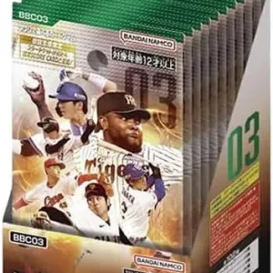 BANDAI Pro Baseball Fanstars League BBC03 2026 Vol3 Cards Box