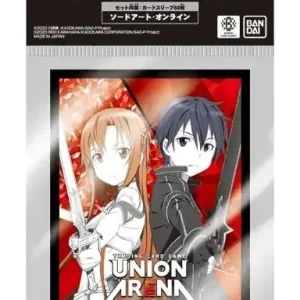 BANDAI Union Arena Sword Art Online Official Card Sleeves 2023