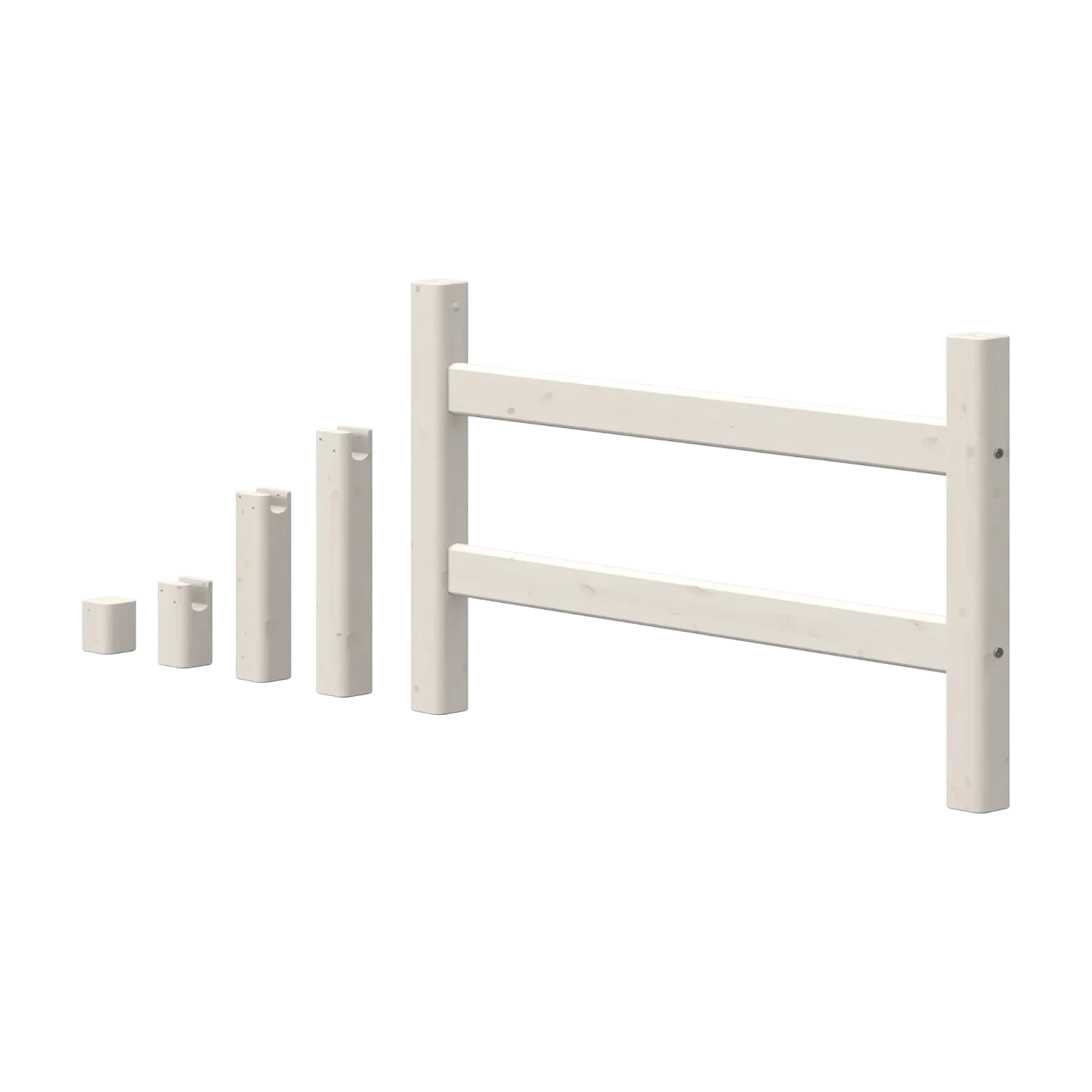 Bed Legs for High Bed 143 cm, White