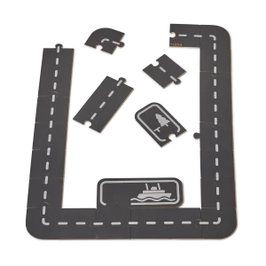 Car Tracks, 22 pcs, Handpainted