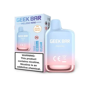 Clear - Geek Bar Meloso Mini 1500 Disposable Vape