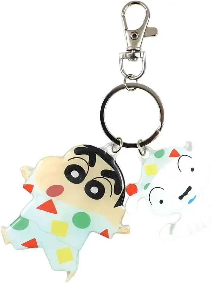 Crayon Shin-chan T'S Factory Shin-chan & Shiro Twin Keychain