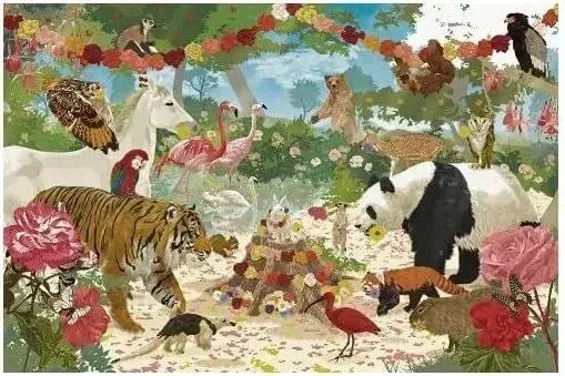Epoch 1000-Piece Jigsaw Puzzle Woodland Welcome 50x75cm