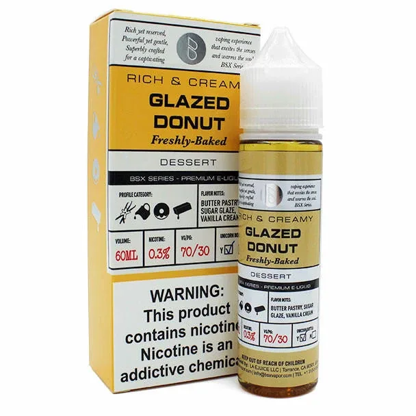 Glazed Donut - 3mg - BSX Vapor - 60mL