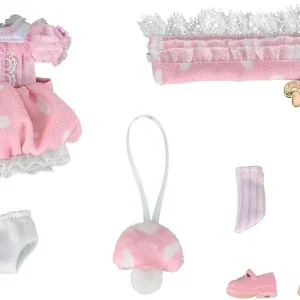 Good Smile Company Nendoroid Doll Outfit Set Mushroom Girl Pink Cloth Magnet Plastic