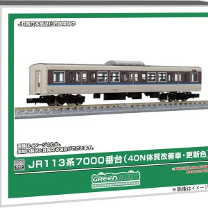 Greenmax JR113 7000 40N Renewal Color Saha Railway Model Kit