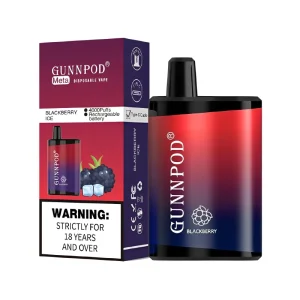 GUNNPOD Meta Disposable Vape 4000 Puffs – Blackberry