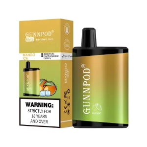 GUNNPOD Meta Disposable Vape 4000 Puffs – Mango