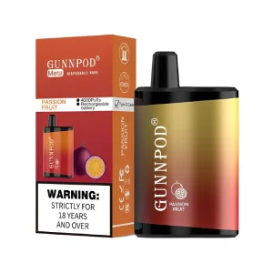 GUNNPOD Meta Disposable Vape 4000 Puffs – Passion Fruit