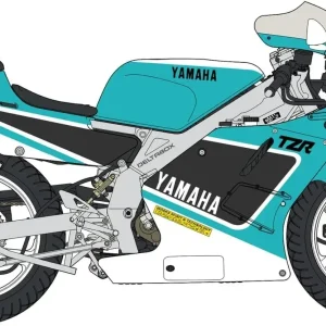 Hasegawa Yamaha TZR250 3MA Late Model 1990 Plastic Assembly Kit