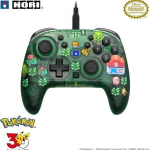 Hori Wired HoriPad Turbo Nintendo Switch Pixel Green Controller