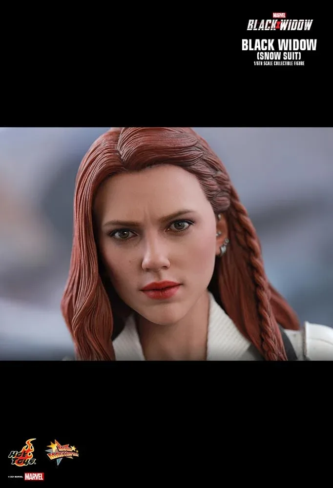 Hot Toys Movie Masterpiece Black Widow White Snowsuit 1/6 Scale Figure - Image 2