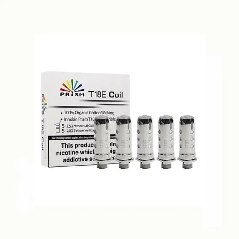 INNOKIN T18E / T22E Prism Endura Replacement Coils 1.5ohm Pack of 5