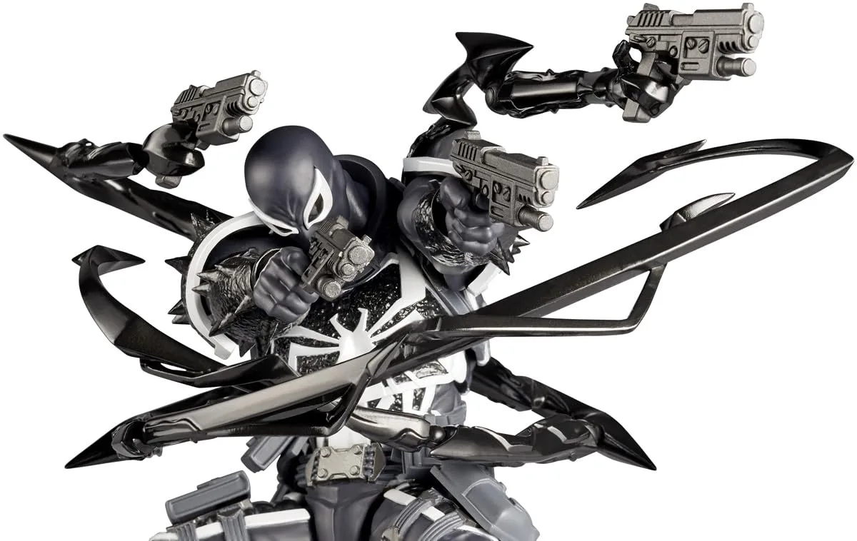 Kaiyodo Amazing Yamaguchi Revoltech Agent Venom Spider-Man 2025 Re-Release - Image 2