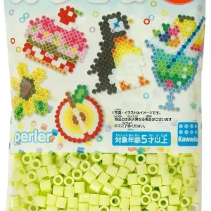 Kawada Perler Beads Solid Sherbet Light Green 1000-Piece Kit
