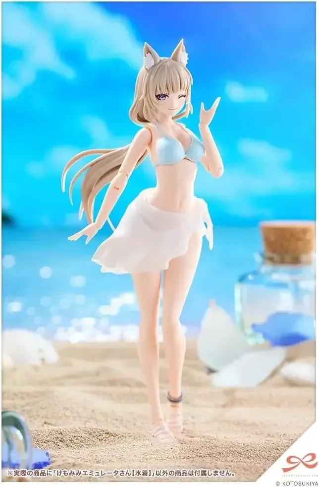 Kotobukiya Kemomimi Emulator Swimsuit Figure 1/10 Scale Kit - Image 2