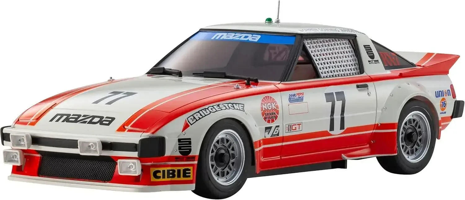 Kyosho Mazda Savannah RX-7 1979 Daytona Race Car No. 77 Model