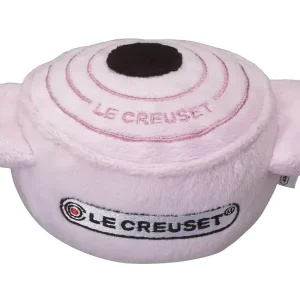 Le Creuset Pet Plush Toy Pink Sound-Making Official Japanese Release