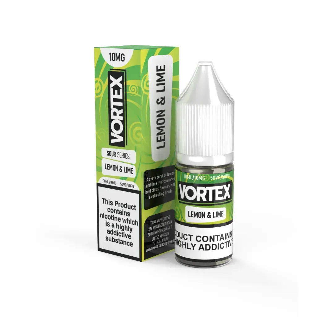 Lemon & Lime Nic Salt by Vortex Bar Series - Image 2