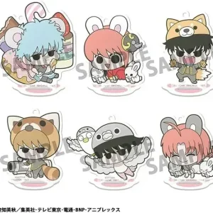 MegaHouse Gintama Prince Hata Animal Paradise Acrylic Stand 6-Pack