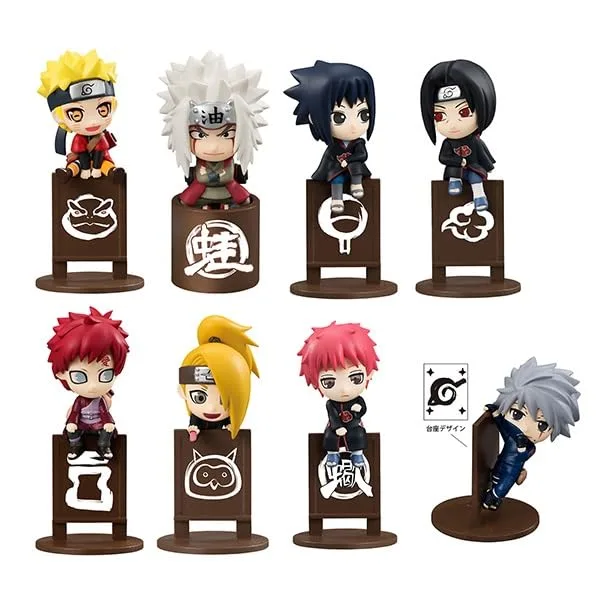 Megahouse Ochatomo Series Naruto Shippuden 50mm PVC Figure Box Set Resale Edition