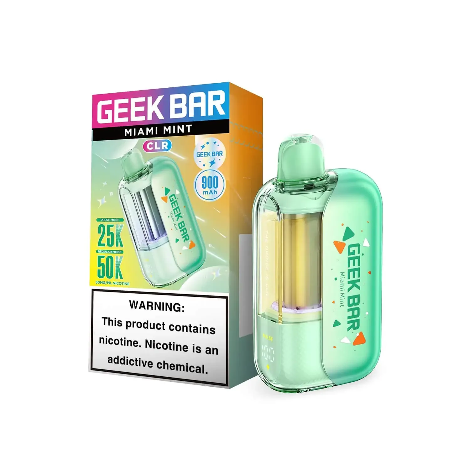 Miami Mint - Geek Bar CLR 50k Disposable Vape