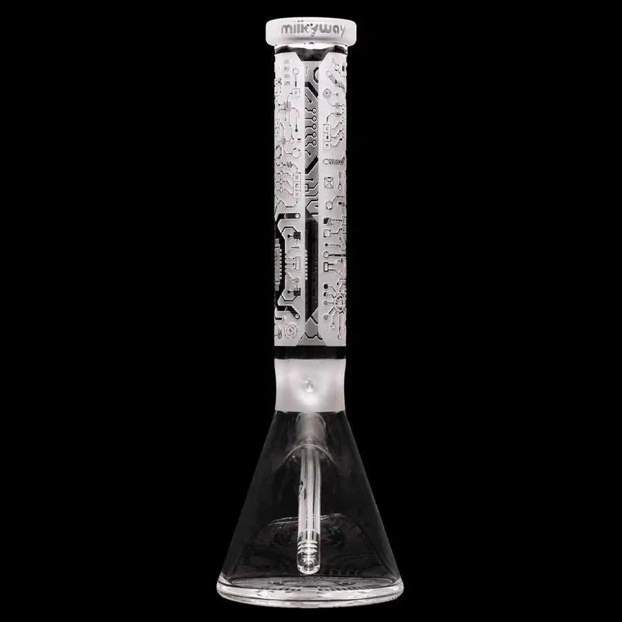 Milkyway Glass 15" Circuitboard Beaker Bong - Image 2