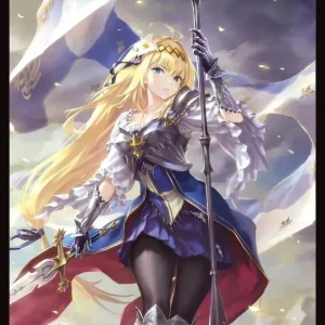 Movic Shadowverse Worlds Beyond White Saint Jeanne Card Sleeves Collection