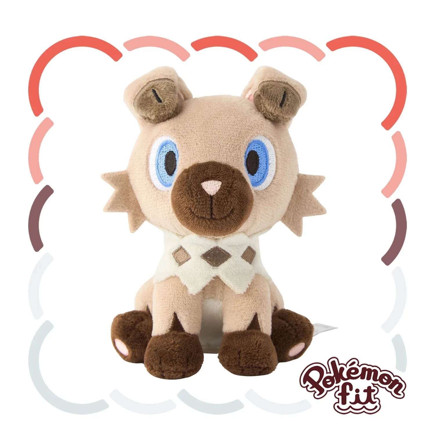 Official Pokemon Pokedex Plush Fit Rockruff Toy with Softness - Image 2