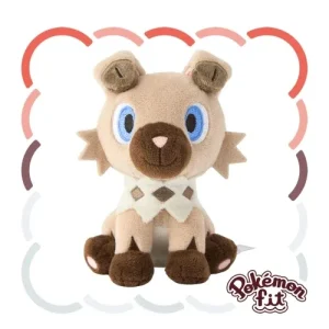 Official Pokemon Pokedex Plush Fit Rockruff Toy with Softness