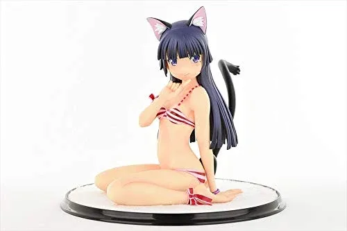 Orcatoys My Little Sister Black Cat Striped 1/4 Scale PVC Figure with Cat Ears - Image 2