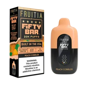 Peach Cobbler - Fifty Bar 20K Disposable Vape