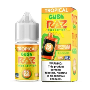 Pod Juice X RAZ Gush Tropical Salt E-juice 30ml - Eleaf Official Store