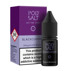 Pod Salt Blackcurrant Nic Salt 10ml Pack of 5