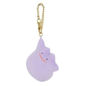 Pokemon Ditto Plush Collectible Figure with Keychain Attachment