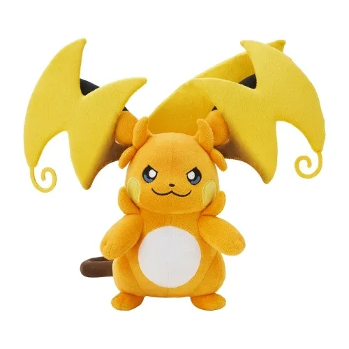 Pokemon Mega Raichu Plush Figure – Soft Stuffed Collectible Toy