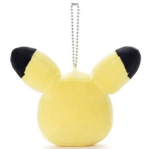 Pokemon Mocchi-Mocchi Style Pikachu Smiling Face Plush Charm - Image 2