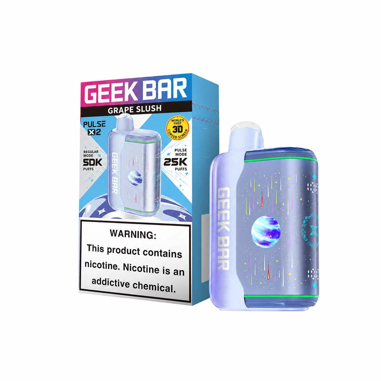 Grape Slush Geek Bar Pulse X2 50K