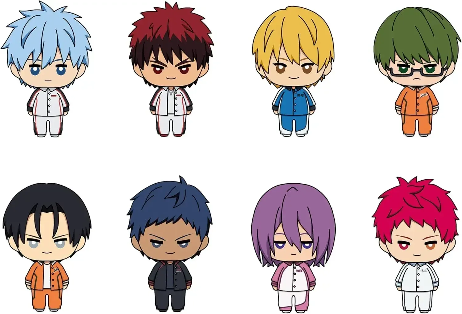 Proof Kuroko Basket Mascot Figurine 8-Piece Collection Box