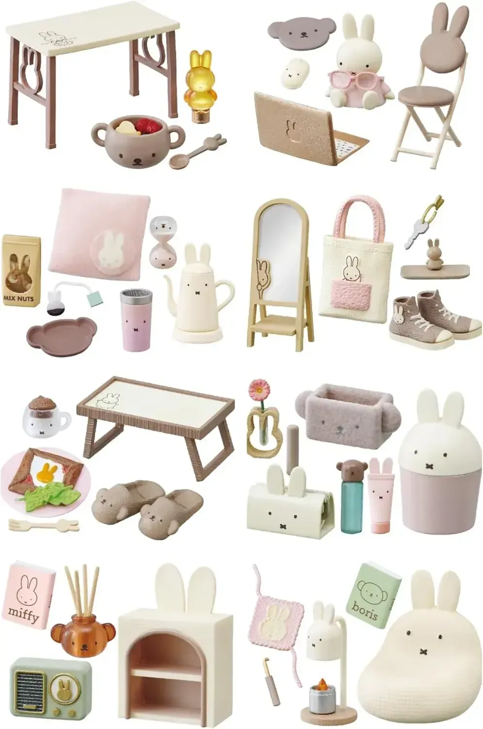 Re-Ment Miffy Sweet Home Time Miniature Figure ATBC PVC Display