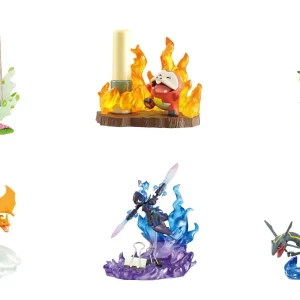 Re-Ment Pokémon Desq Battle On Desk Ver. Anime Figure Box H120xW145xD215mm