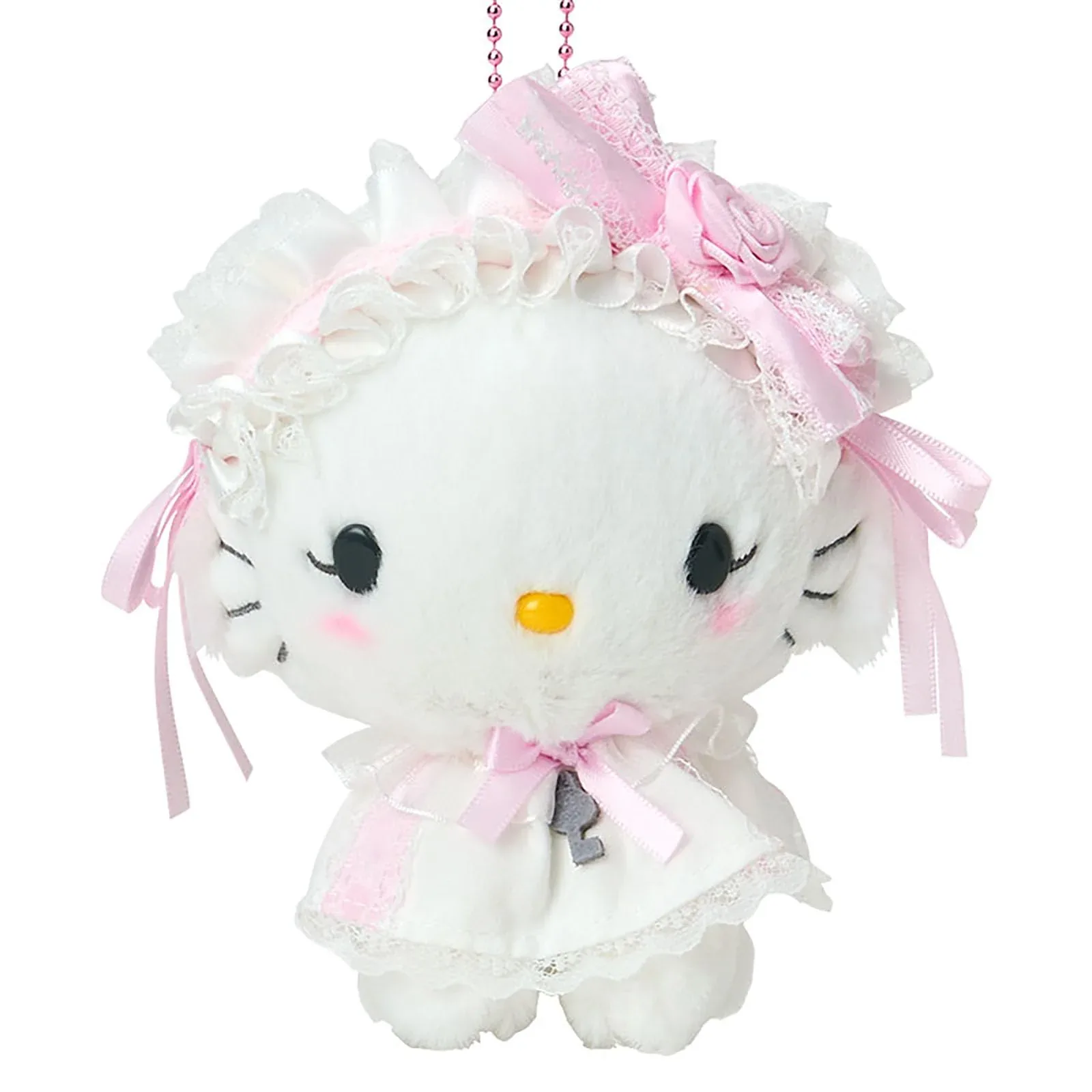 Sanrio Charmy Kitty White Frill Mascot Holder for Ages 6 and Up - Image 2