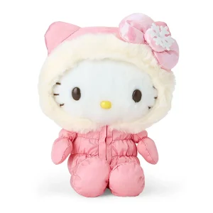 Sanrio Hello Kitty Fluffy Winter Plush Doll Japan Official Toy Gift